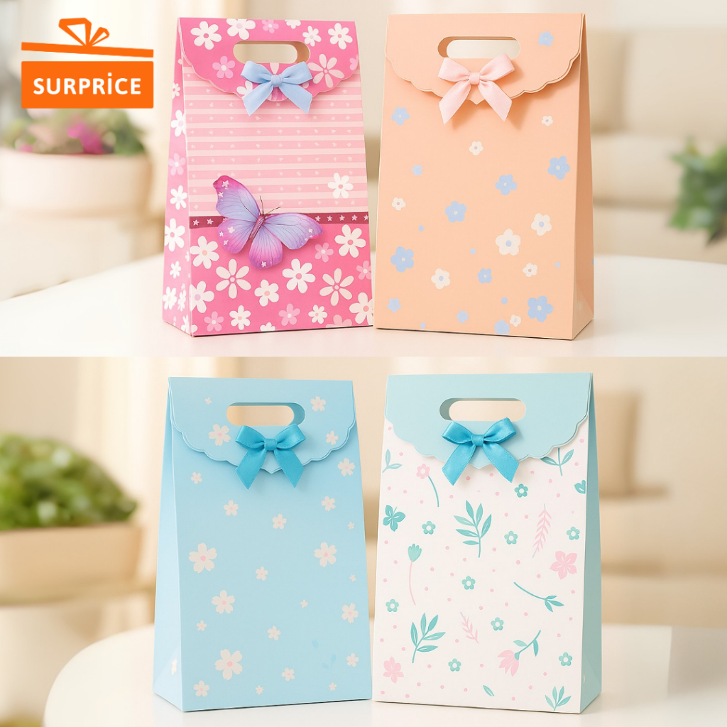 

Surprice [Komplit] Tas Kado Jepret Large 24x31x12cm / Gift Bag Jepret / Kantong Tas Hadiah Lucu / Paper Bag Untuk Kado Ulang Tahun / Souvenir Paper Bag Motif