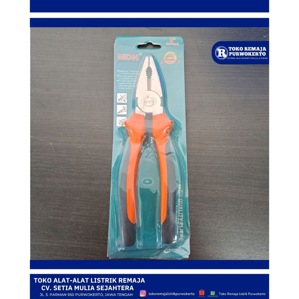 Tang 8"  Inch Kombinasi MDN Gaxindo