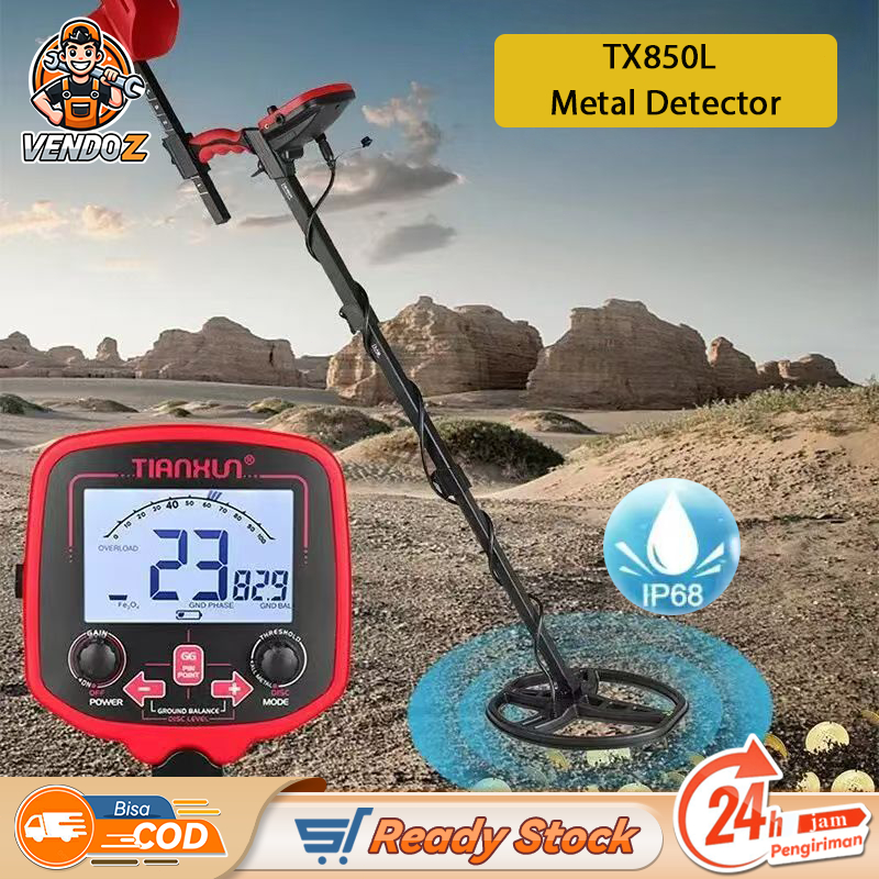 Metal Detektor Original TIANXUN TX850L Logam Emas Pendeteksi Logam Dan Emas Gold Silver Besi