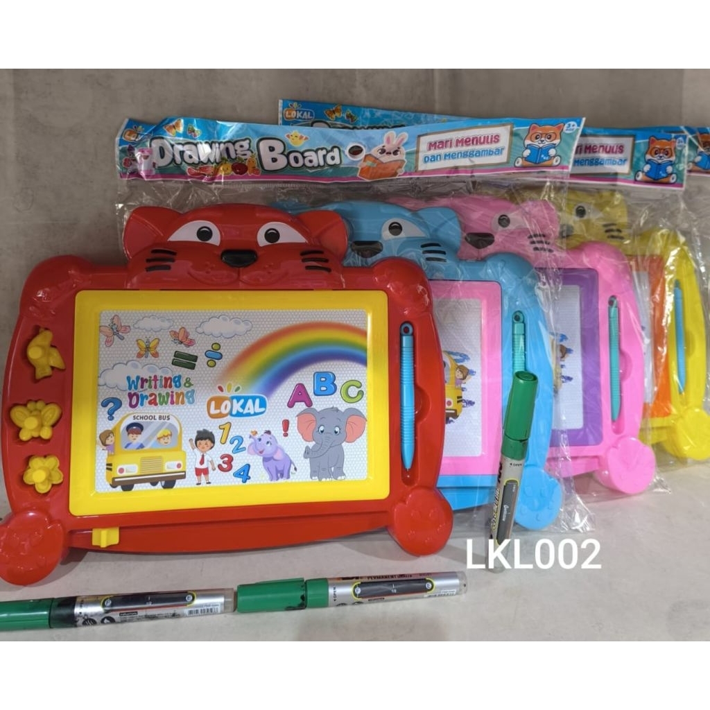 

DRAWING BOARD PAPAN TULIS ANAK ANAK SEGI//TIGER//AYAM