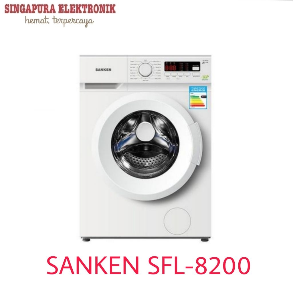 Sanken Mesin Cuci 1 Tabung Bukaan Depan 7kg SFL-8200