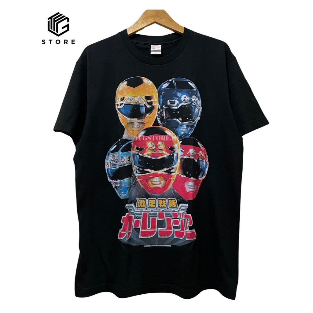 Power Rangers Turbo Tshirt Bootleg Kaos L