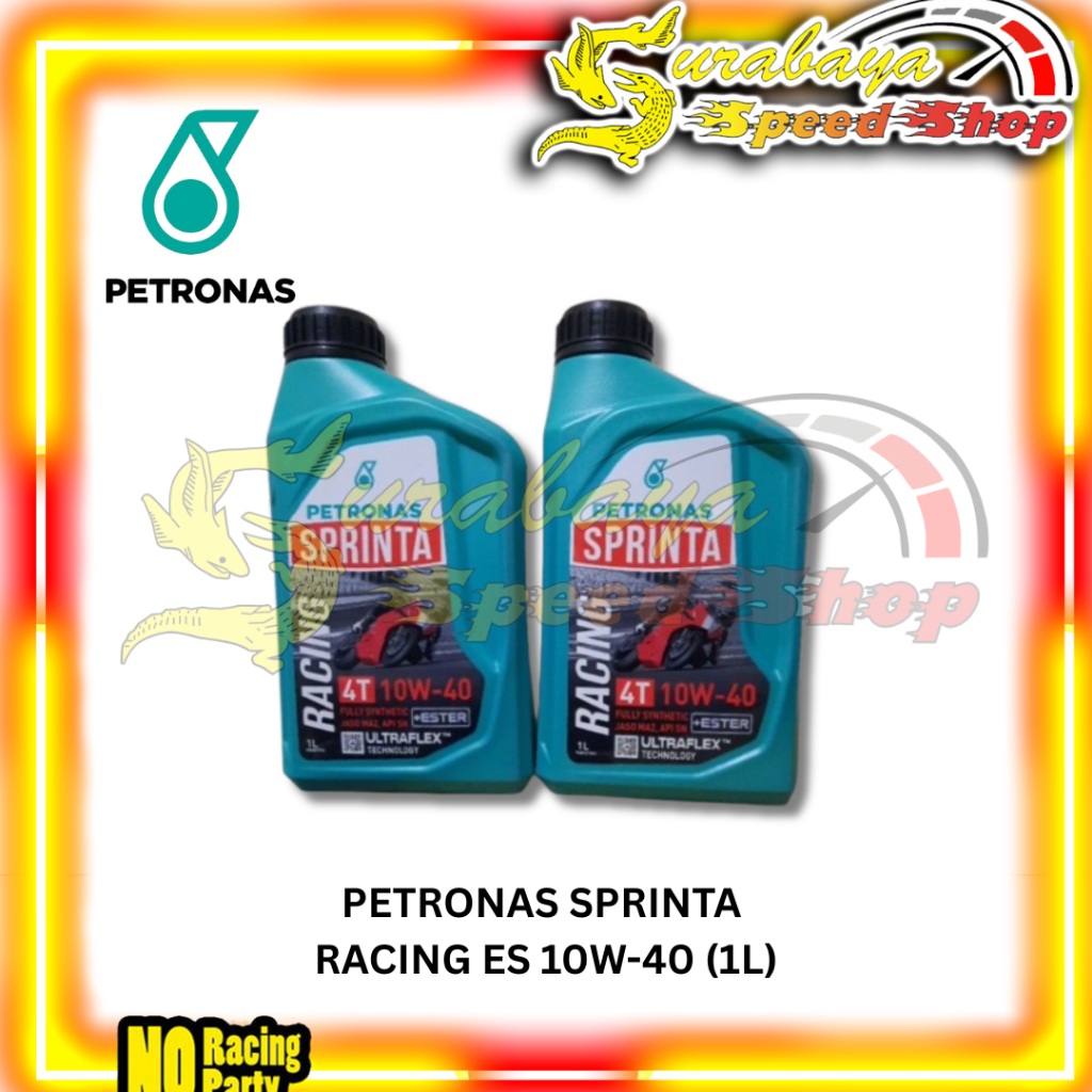 PETRONAS OLI SPRINTA RACING ES 10W - 40 KEMASAN 1L ORIGINAL PETRONAS SPRINTA