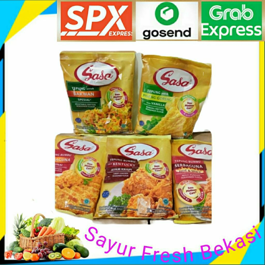 

Aneka Tepung Bumbu Sasa All Variant ( 1 bks).