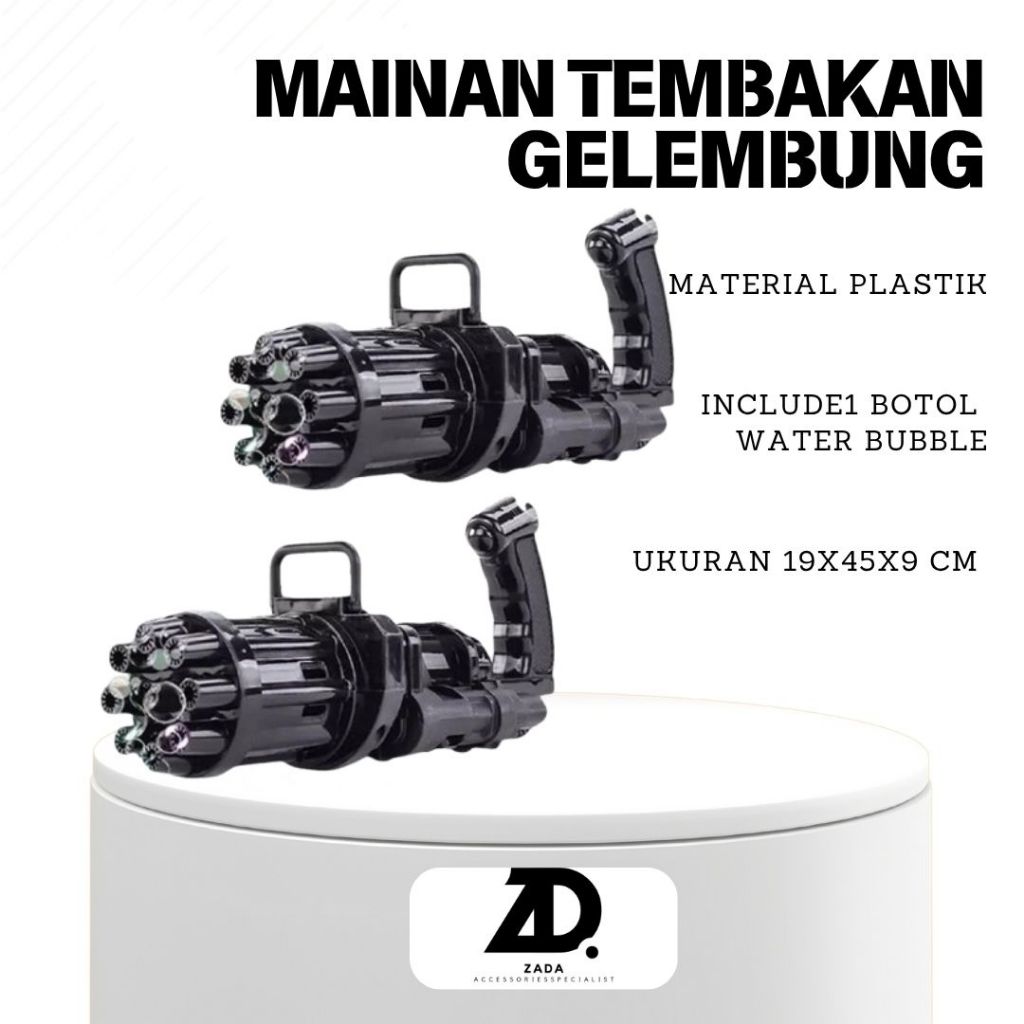 Mainan Tembakan Gelembung Mainan BUBBLE GUN TEMBAKAN Gelembung Murah Gratis Ongkir Bisa Cod