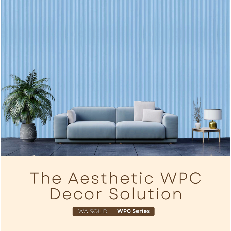 WPC Wood Wall Panel Youra PVC Dekorasi Dinding Wallpanel WoodPanel Stiker Hiasan Dinding Wallpaper Y