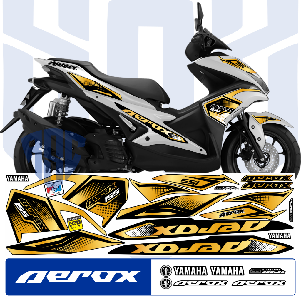 STRIPING AEROX OLD / 2018 - 2020 / STIKER / STICKER / STIPING / AEROX 155 / YAMAHA / ELEGAN