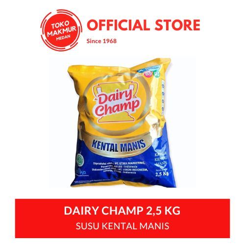 

DAIRY CHAMP SUSU KENTAL MANIS POUCH 2,5 KG - SKM