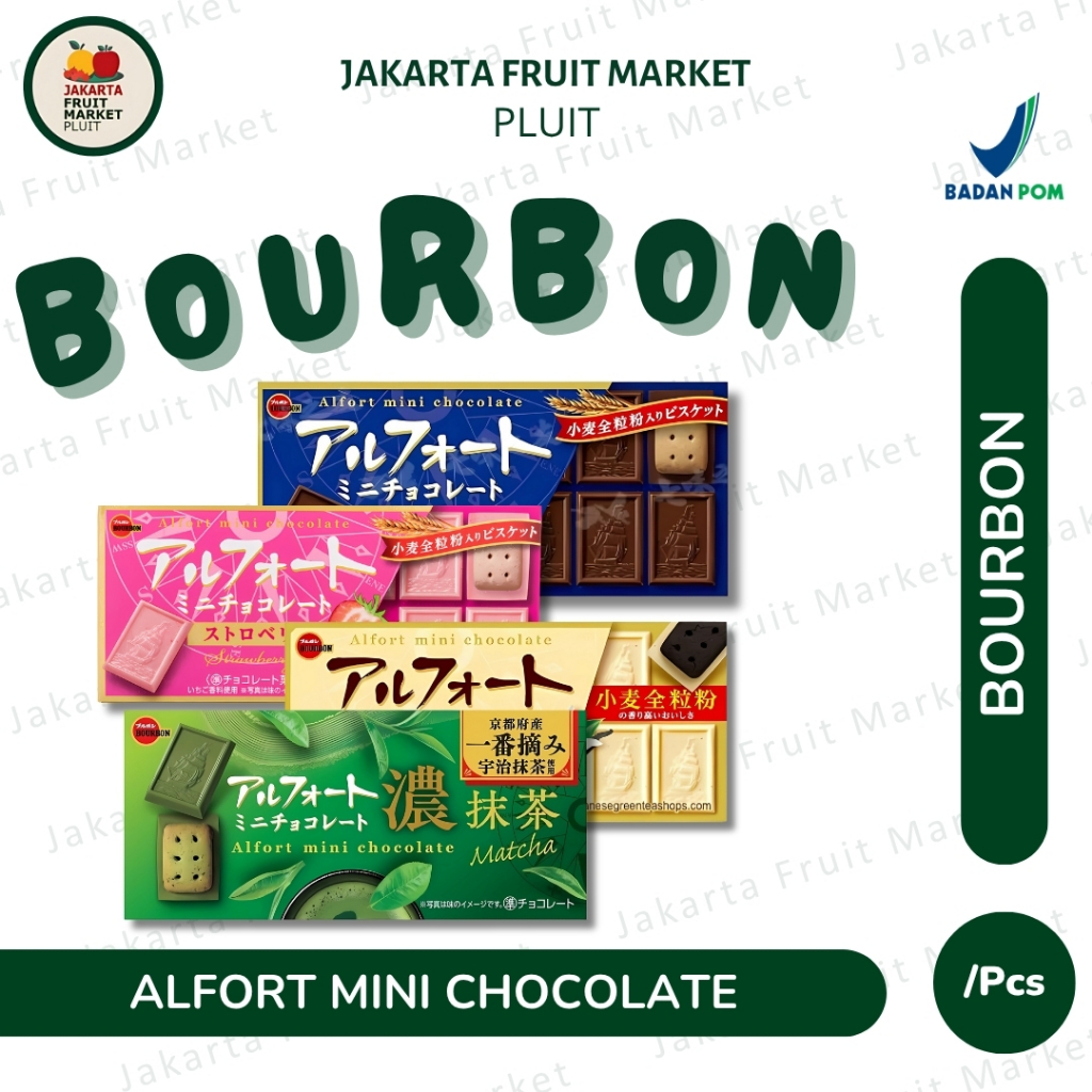 

BOURBON ALFORT MINI CHCOLATE STRAWBERRY/VANILLA WHITE/MATCHA