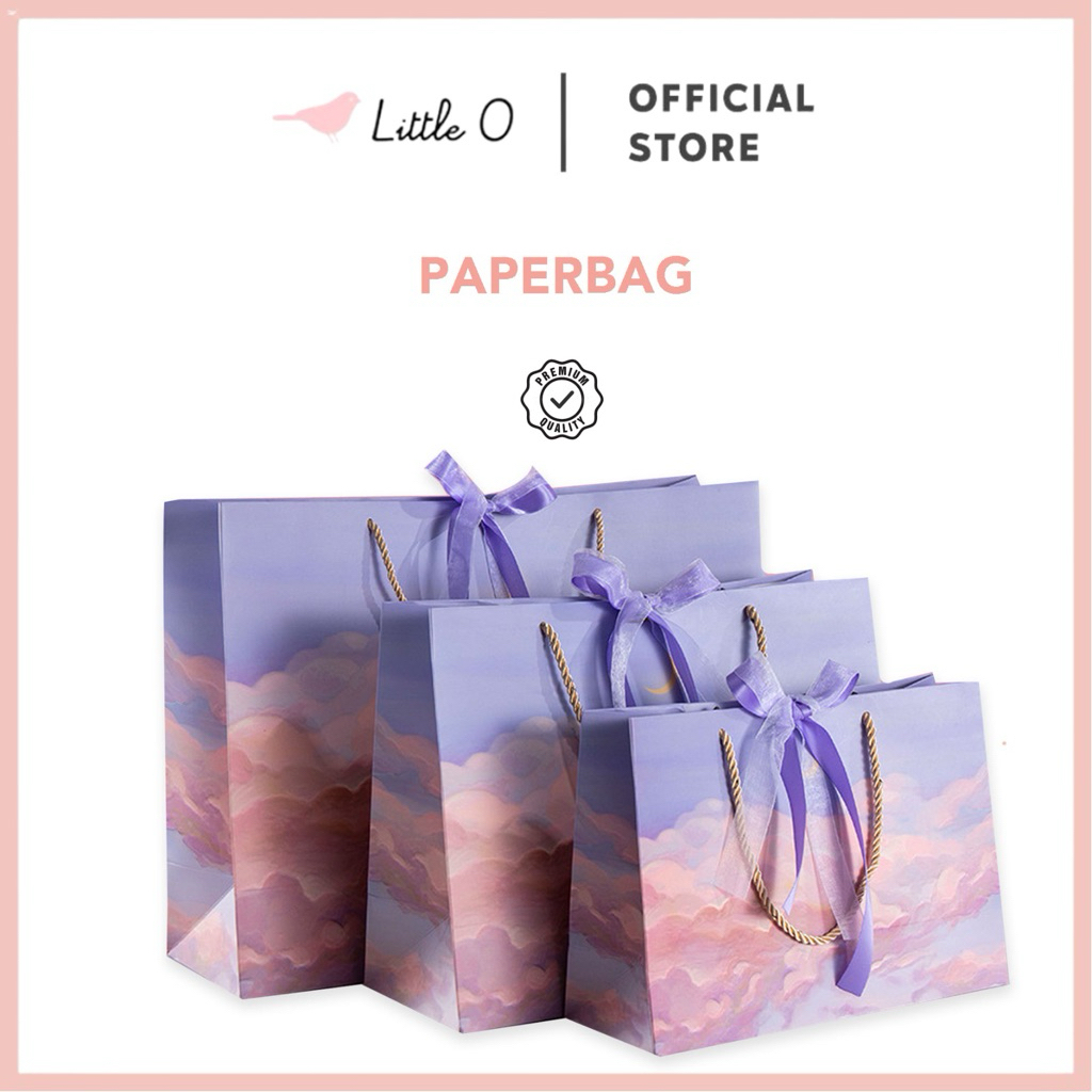 

LITTLE O FREE 2PITA Paperbag Marble Motif Marmer Kantong Goodie Bag Hampers + Pita Premium Gift Bag Tas Hadiah Kado Wedding Mewah