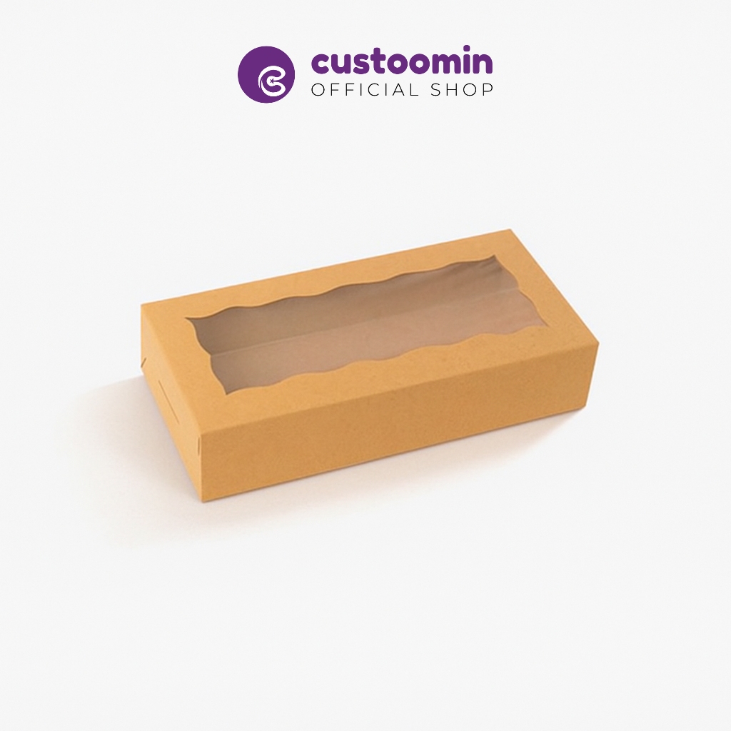 

2311 Kardus Brownies Window (Ukuran 23x11x5 cm) - Kotak Brownies - Kotak Kue | Custoom.in