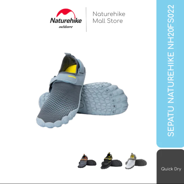 SEPATU AIR NATUREHIKE NH20FS022 SEPATU PANTAI ANTI AIR KARET PVC BIG SIZE 44 - 47