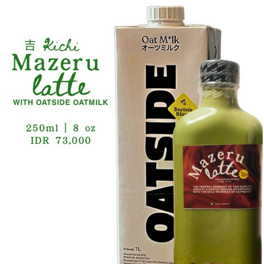 

Mazeru Latte - Oatside Oatmilk