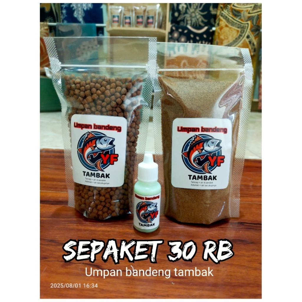 pelet bandeng umpan mancing bandeng umpam bandeng gacor paket umpan bandeng pelet yk bandeng