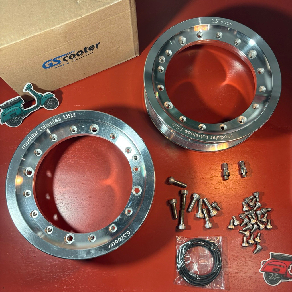 Velg Tubeless Modular GScooter Ring 8 Vespa Super PS