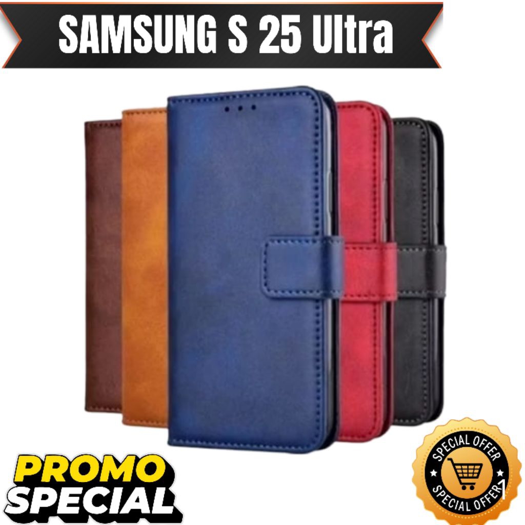 FLIP CASE HP PREMIUM UNTUk SAMSUNG S 25 ULTRA LEATHER FLIP CASE HP PREMIUM UNTUK SAMSUNG S 25 ULTRA