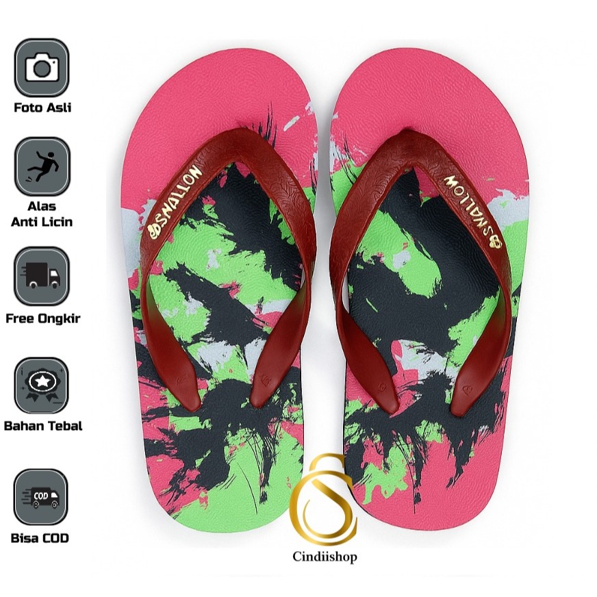 Sandal Jepit Karet PRIA SWALLOW SANUR Sendal Fashion Swalow Cowok Dewasa Besar