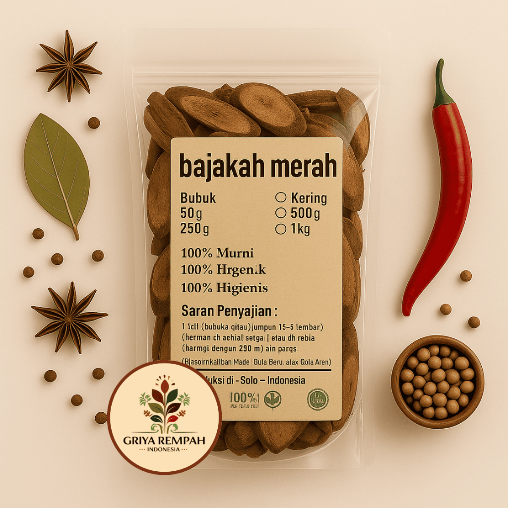 

BAJAKAH MERAH KERING 1 KG – Akar Bajaka Kalalawit Ramuan Rempah Herbal Jamu Tradisional untuk Kesehatan Simplisia Spatholobus littoralis