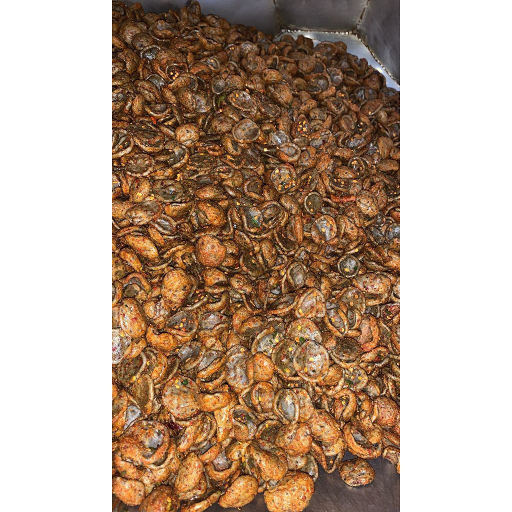 

Krupuk jengkol Extra pedas 500gram