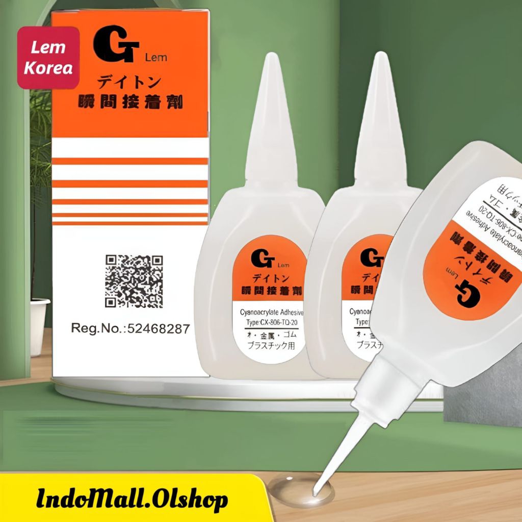 

Lem Serbaguna Super Glue Tetes Epotec Cair Korea•Indomall•