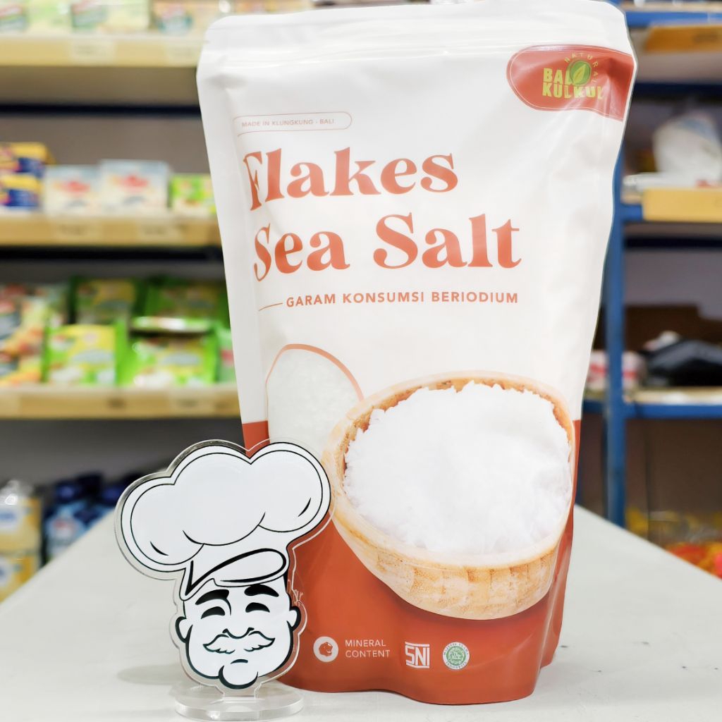 

Bali Kulkul Flake Sea Salt 500gr / Garam Sea Salt / Garam Sea Salt Kasar