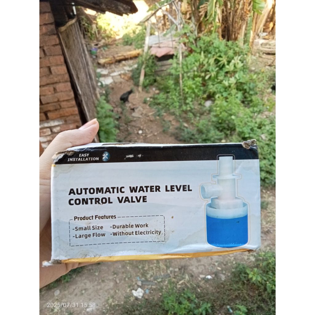 Kran Otomatis Bak Mandi 3/4 inch Sensor Air Hemat Energi/Pelampung Kran Air Otomatis
