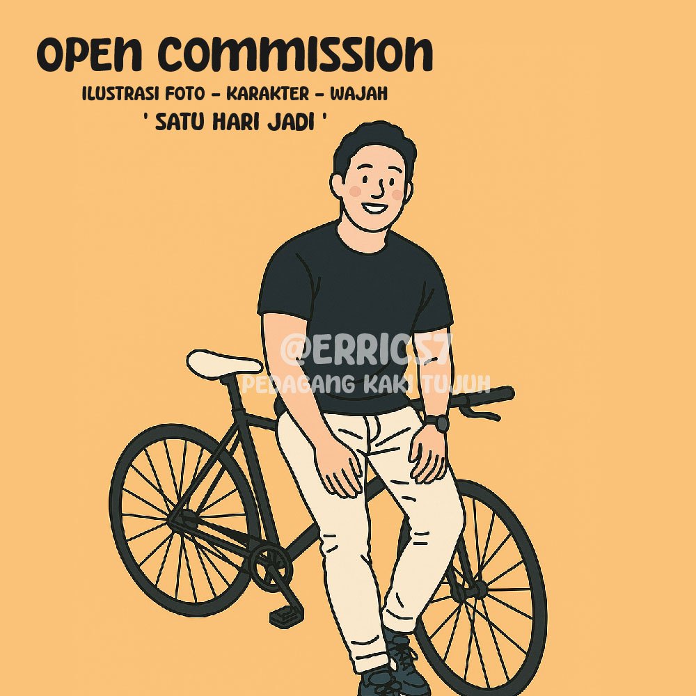 JASA ILUSTRASI WAJAH / FOTO / KARTUN / DIGITAL ART / CUSTOM ILUSTRASI / KARAKTER LUCU