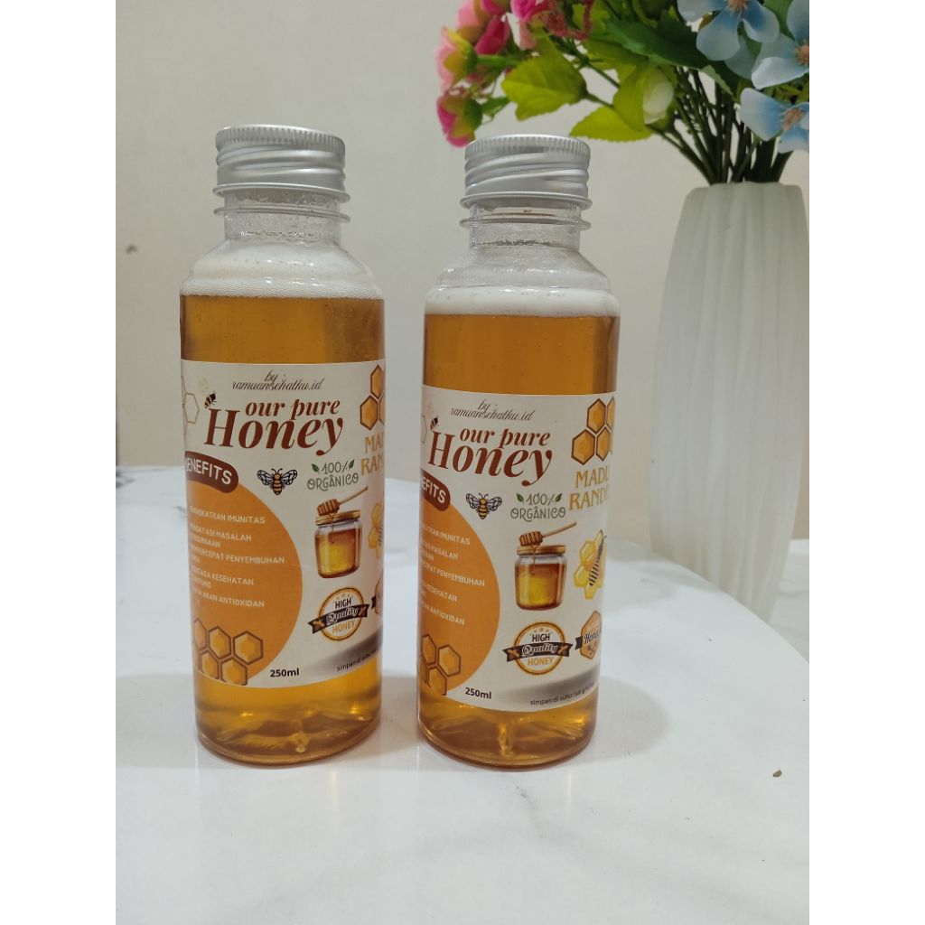 

MADU ASLI MURNI PURE HONEY BY RAMUAN SEHATKU MADU RANDU 250 ML