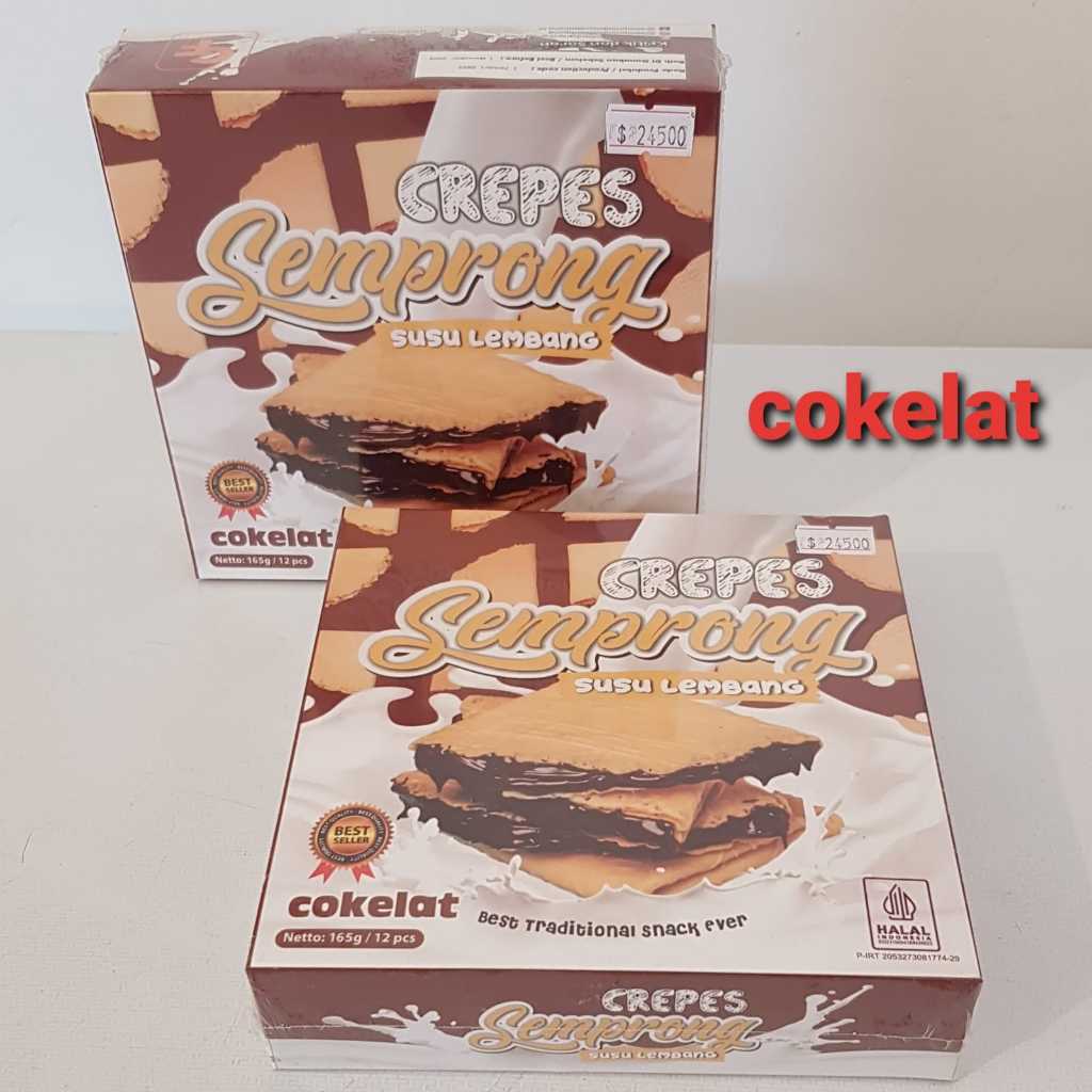 

CREPES Semprong Susu LEMBANG Coklat 165 gr
