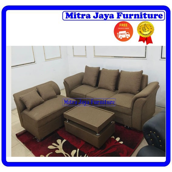 sofa L simple/sofa model baru/sofa l minang/lswedia mitrajayafurniture