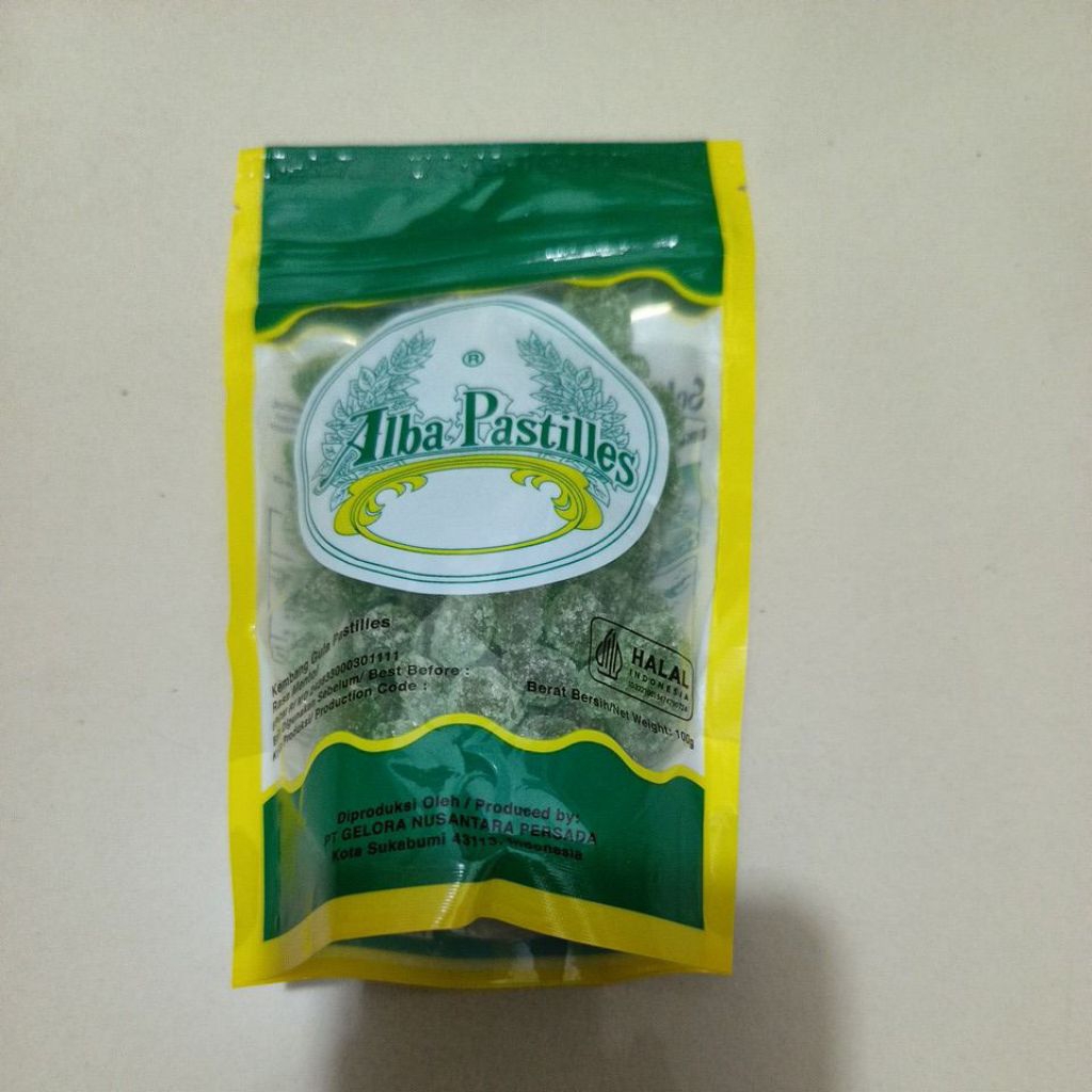 

Permen Alba pastilles MIN 5 , Alba pastiles