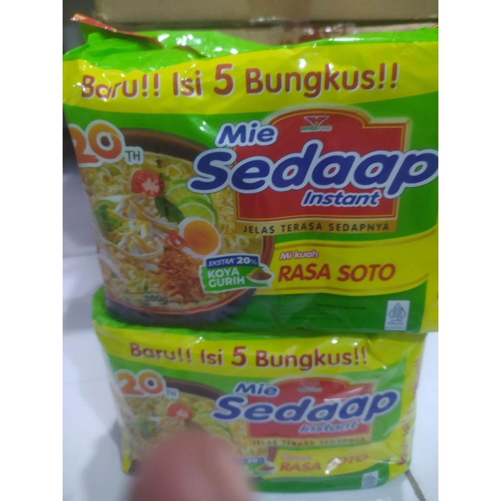 

mie sedaap rasa soto isi 5 pics