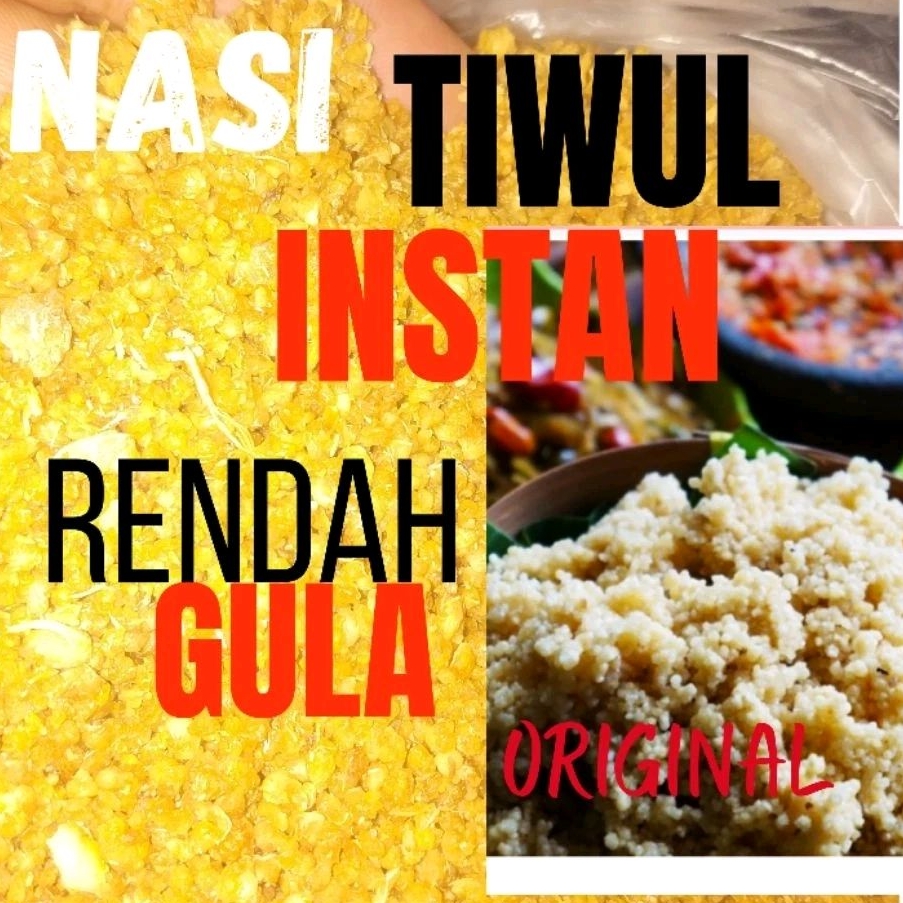 

Instant Tiwul rice Nasi Tiwul instan kering 400 gram diet food Gatot instan