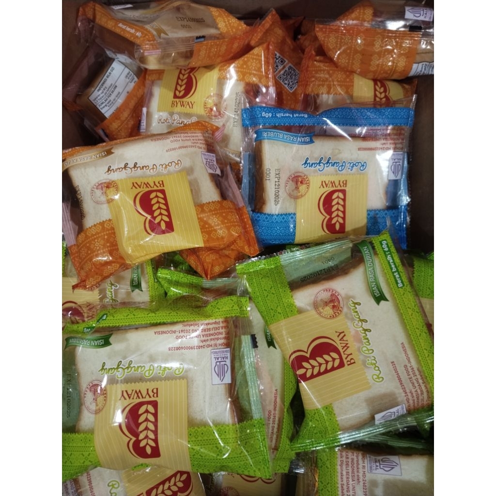 

Roti Panggang ByWay Mix Varian Rasa 5 Pcs
