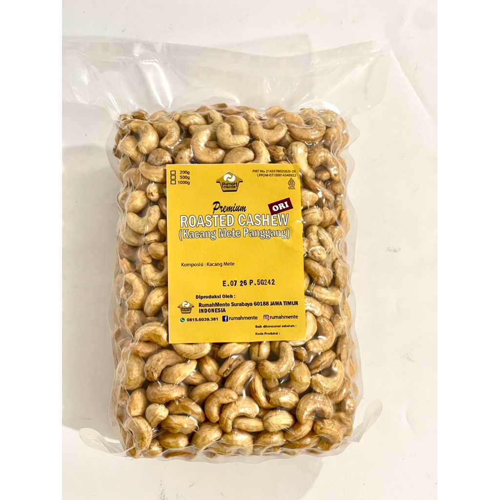 

PREMIUM KACANG MEDE UTUH MATANG PANGGANG 1KG (KUALITAS PREMIUM CEMILAN DIET)