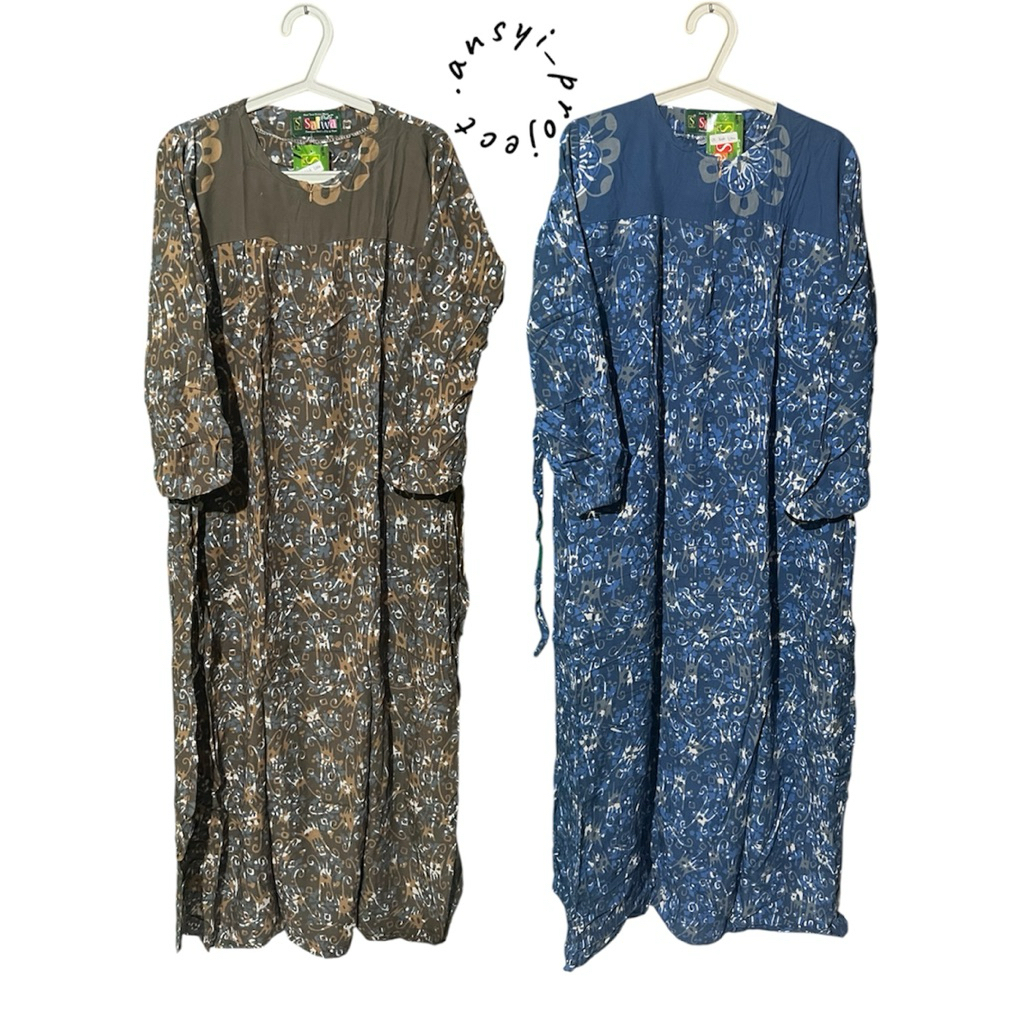 Daster Panjang / Daster Lengan panjang / Gamis Rumahan / Dress Batik Panjang