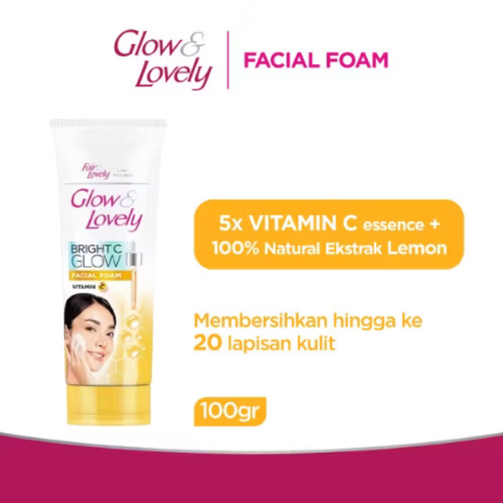 Fair & lovely facial wash 100gr | vitamin c | multivitamin