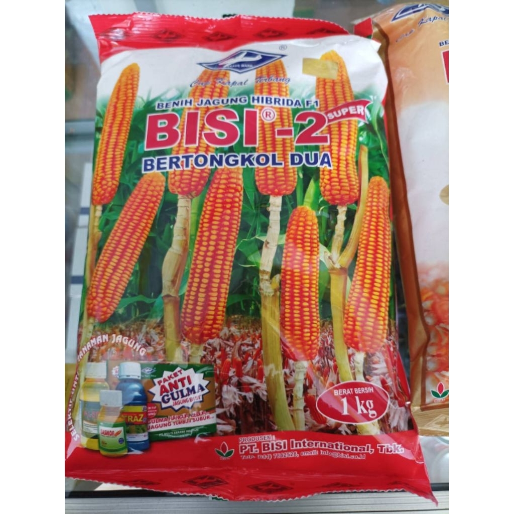 Benih Jagung Bisi 2 Tongkol 2 1 kg
