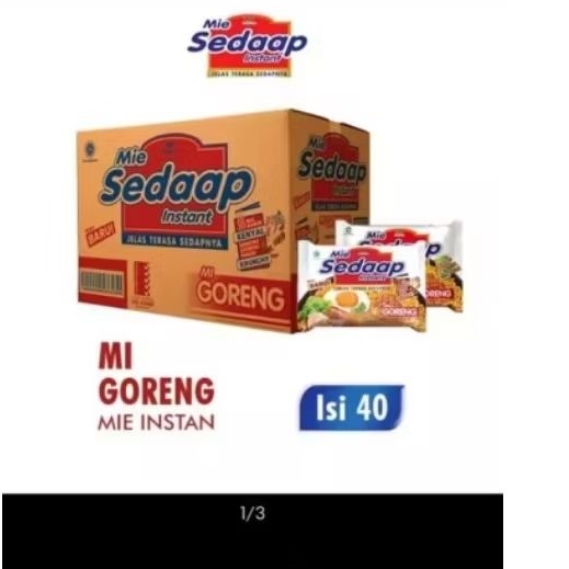 

SEDAP GORENG 1DUS ISI 40PCS