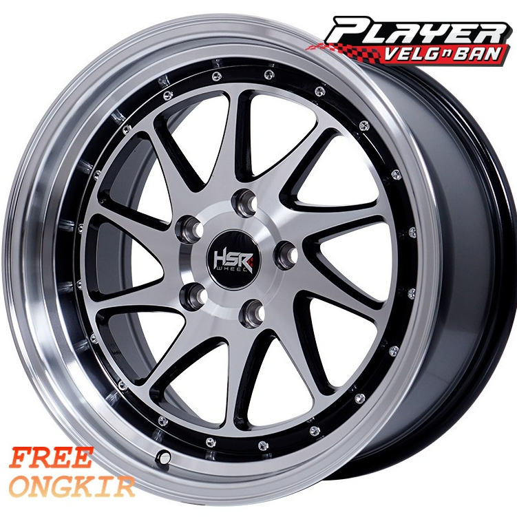 FELK MOBIL RING17 CELONG BLACK POLISH CRV TERIOS INNOVA VELG HSR OZORA R17 L75/85 PCD5X114,3 ET40/35