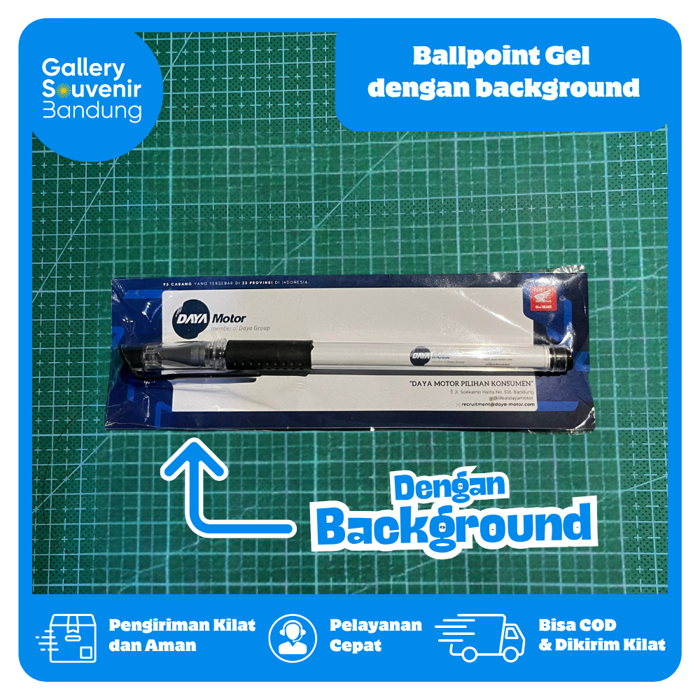 

Ballpoint bolpen pulpen pena Gel Custom Desain Insert paper Logo Nama Souvenir Acara Kantor Seminar Premium dengan background