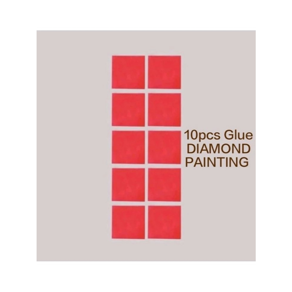 

10 Pcs Lem Diamond Painting Kuat Anti Tumpah Perekat DIY Lukisan Berlian