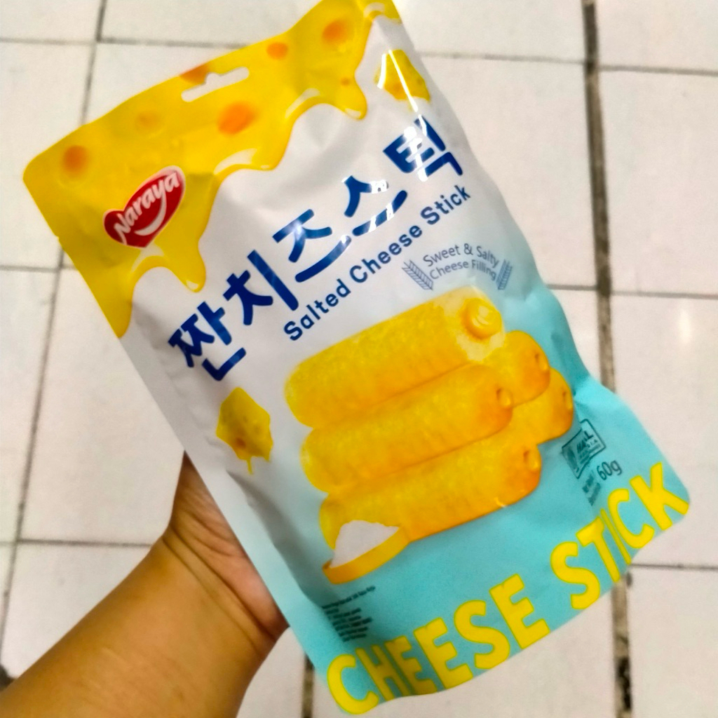 

Naraya Salted cheese Stik 60gr Kuning stik keju