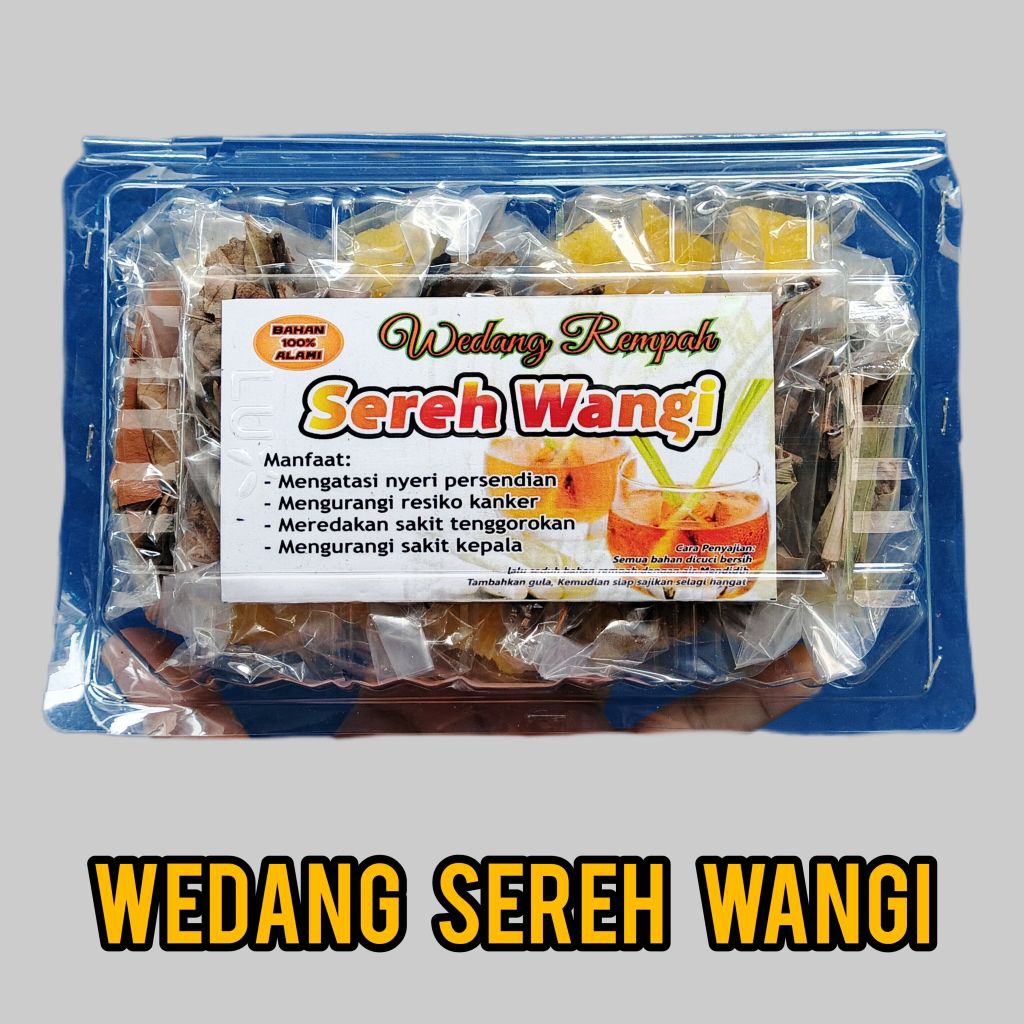 

Minuman sereh wangi - wedang sereh wangi Jogja isi 10 - wedang rempah khas Jogja