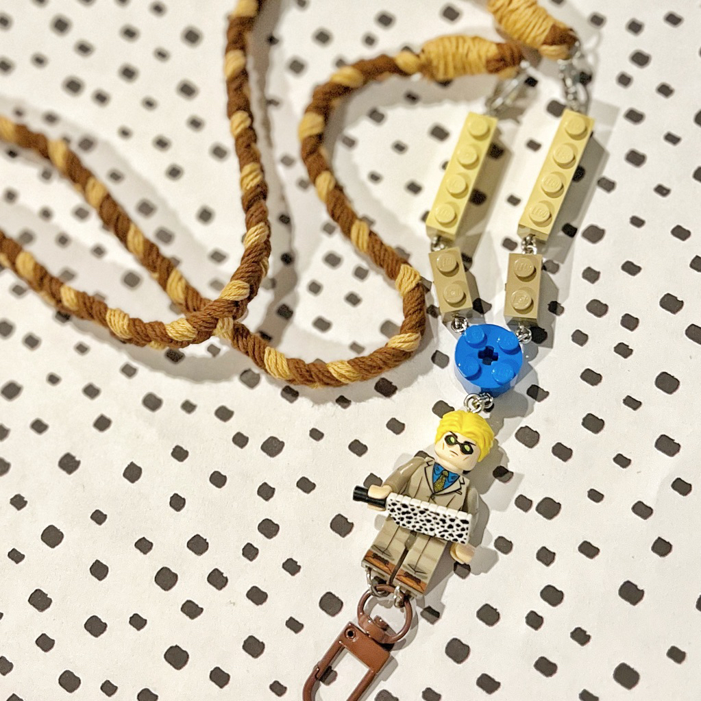 

LANYARD ID CARD BRICK MINIFIGURE JUJUTSU KAISEN| GANTUNGAN NAME TAG
