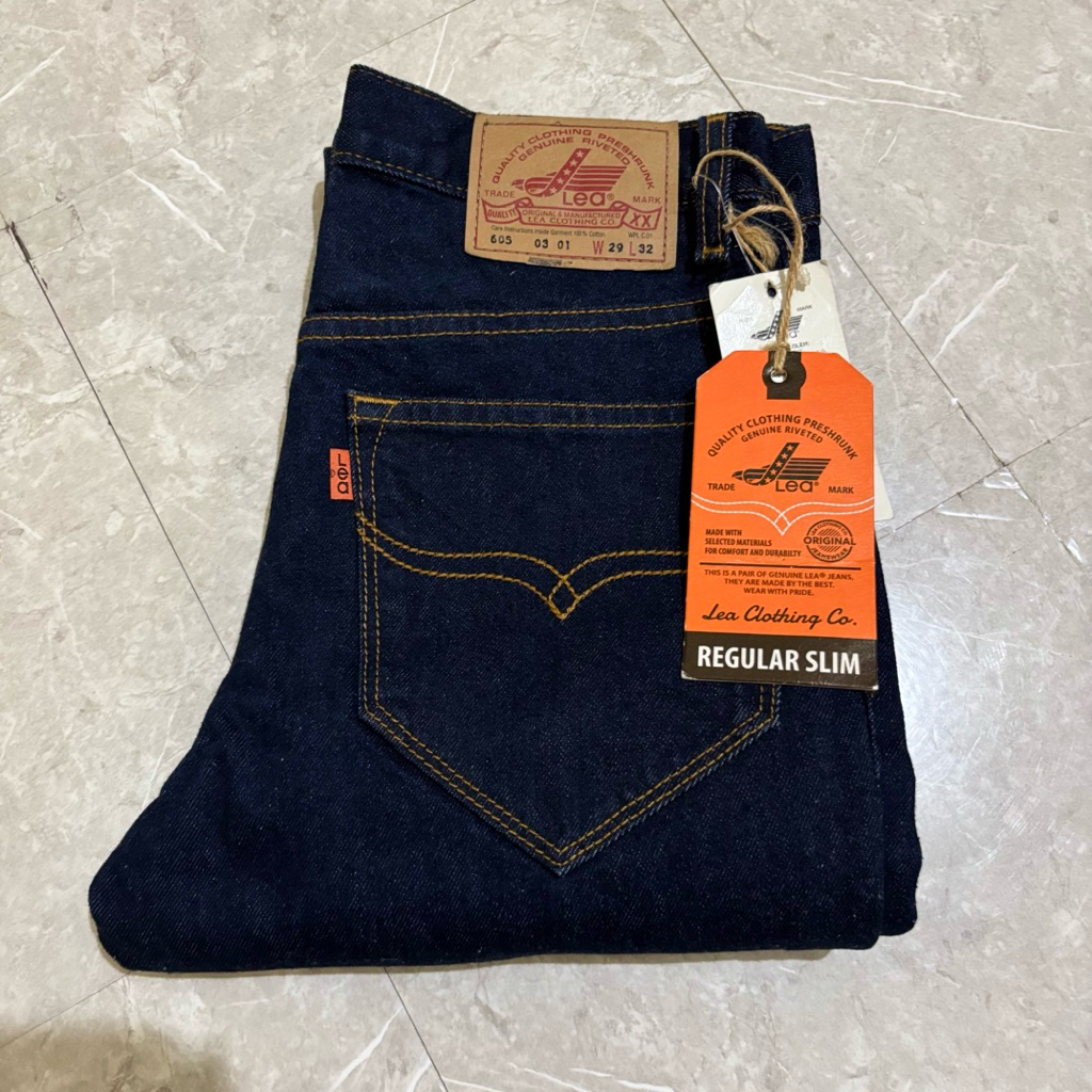 celana panjang Lea original 605.03.01 Regular Slim tidak melar