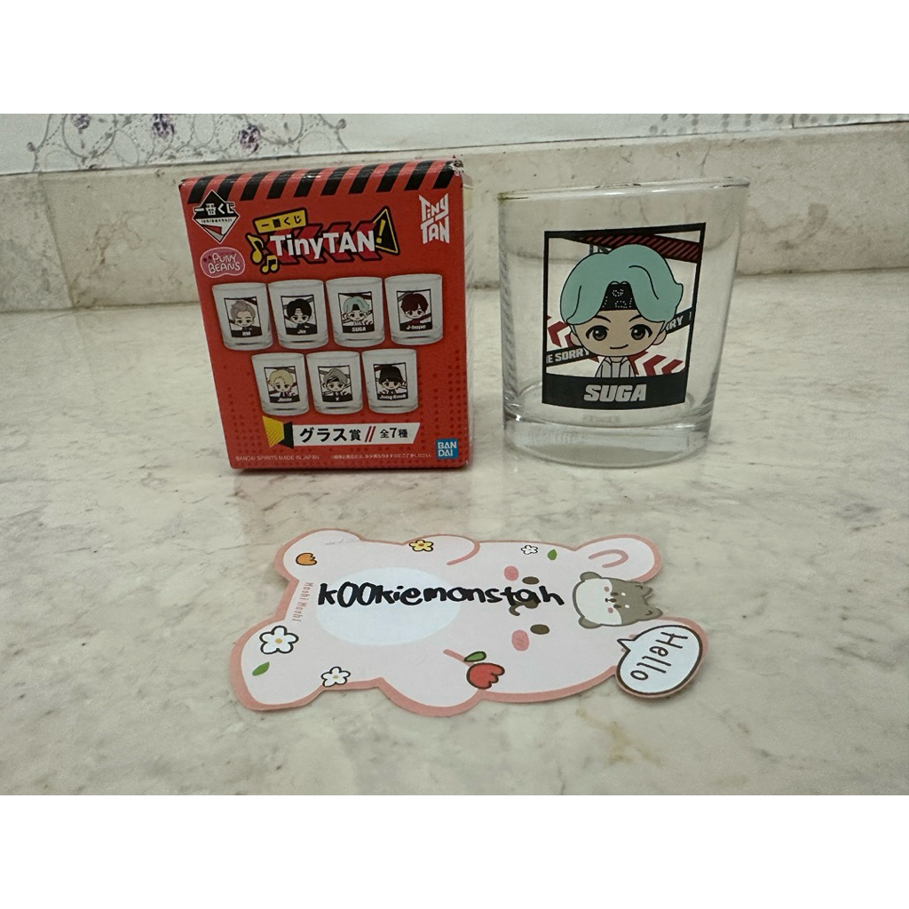 gelas tinytan suga bts