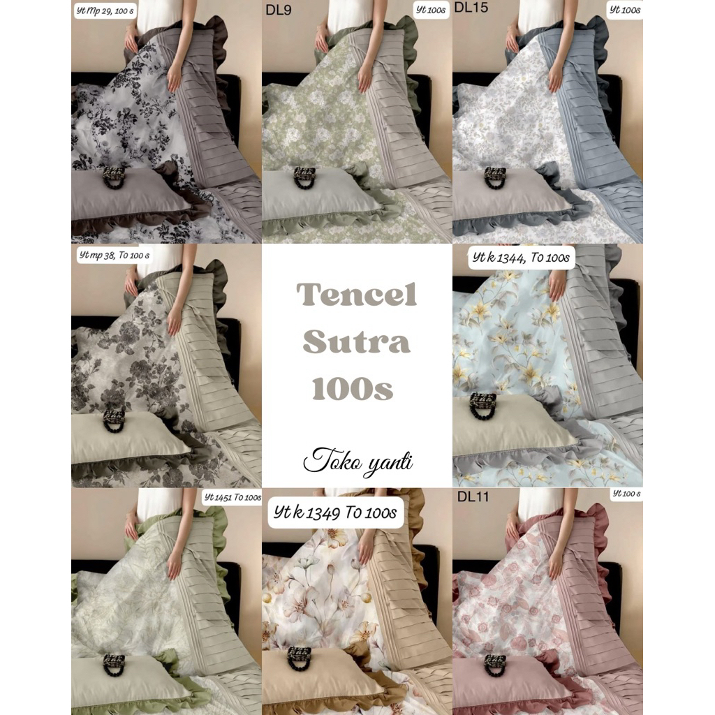 Seprei Tencel Organik 100s | Tencel sutra | FREE ANTIGSER