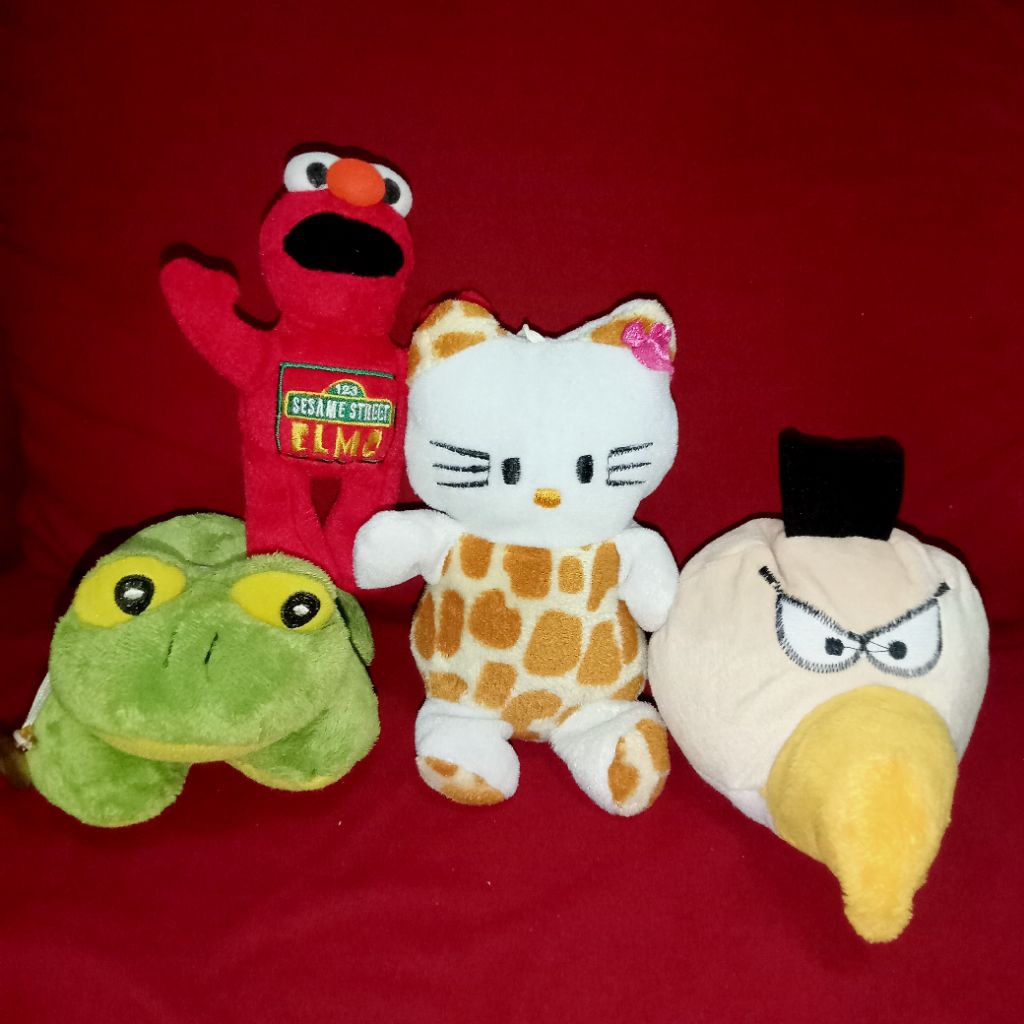 GANTUNGAN KUNCI GANCI HK HELLO KITTY ELMO ANGRY BIRDS GANCA GATUNGAN KACA KATAK HIJAU MURAH