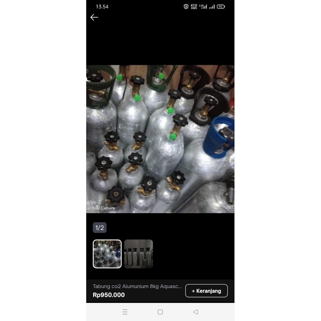 Tabung Co2 Aluminium 12Kg